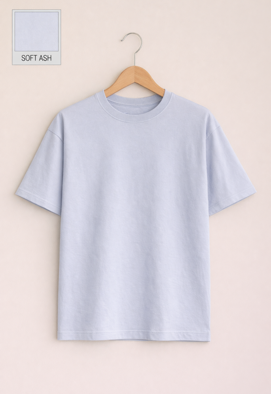 Emma Unisex Half Sleeve T-Shirt – Soft Ash