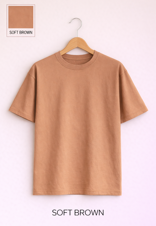 Similar Product Emma Unisex Half Sleeve T-Shirt – Soft Brown