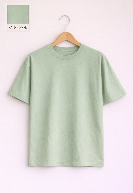 Similar Product Emma Unisex Half Sleeve T-Shirt – Sage Green